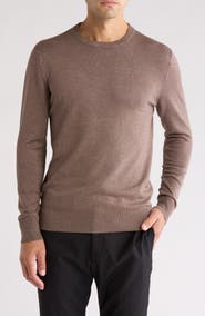 TOM BAINE Solid Crewneck Pullover