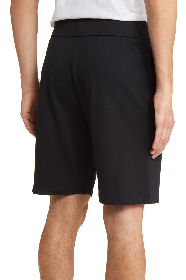Authentic Cotton Lounge Shorts, Alternate, color, BLK