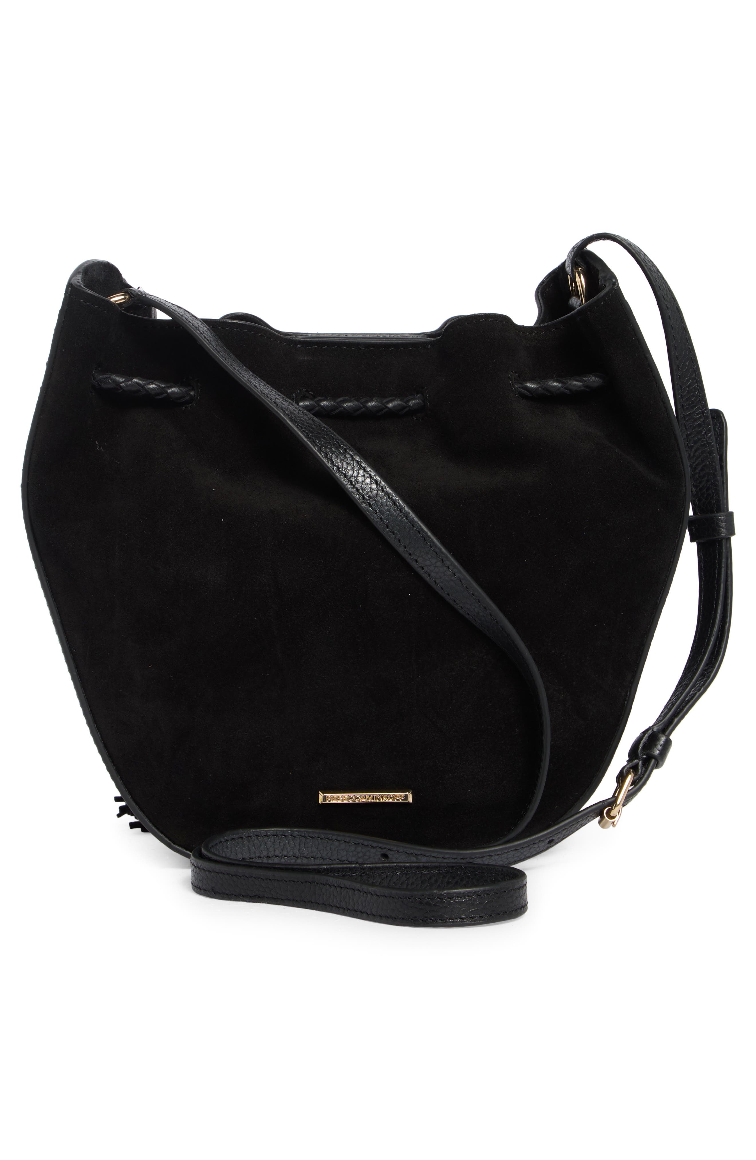 Rebecca Minkoff Lulu Crossbody Bag, Alternate, color, Black