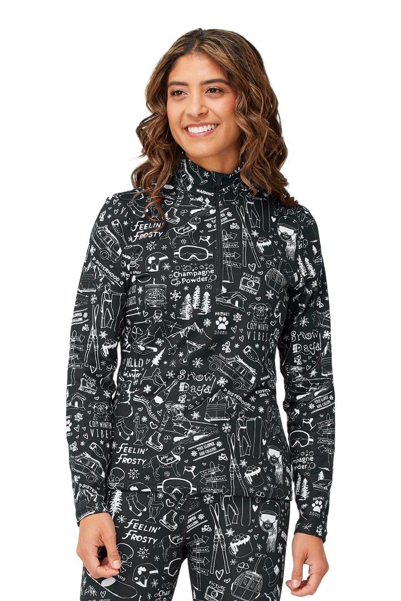 Graffiti Base Layer Top, Main, color, Black