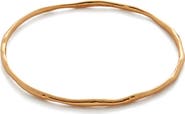 Monica Vinader Siren Muse Hammered Bangle Bracelet