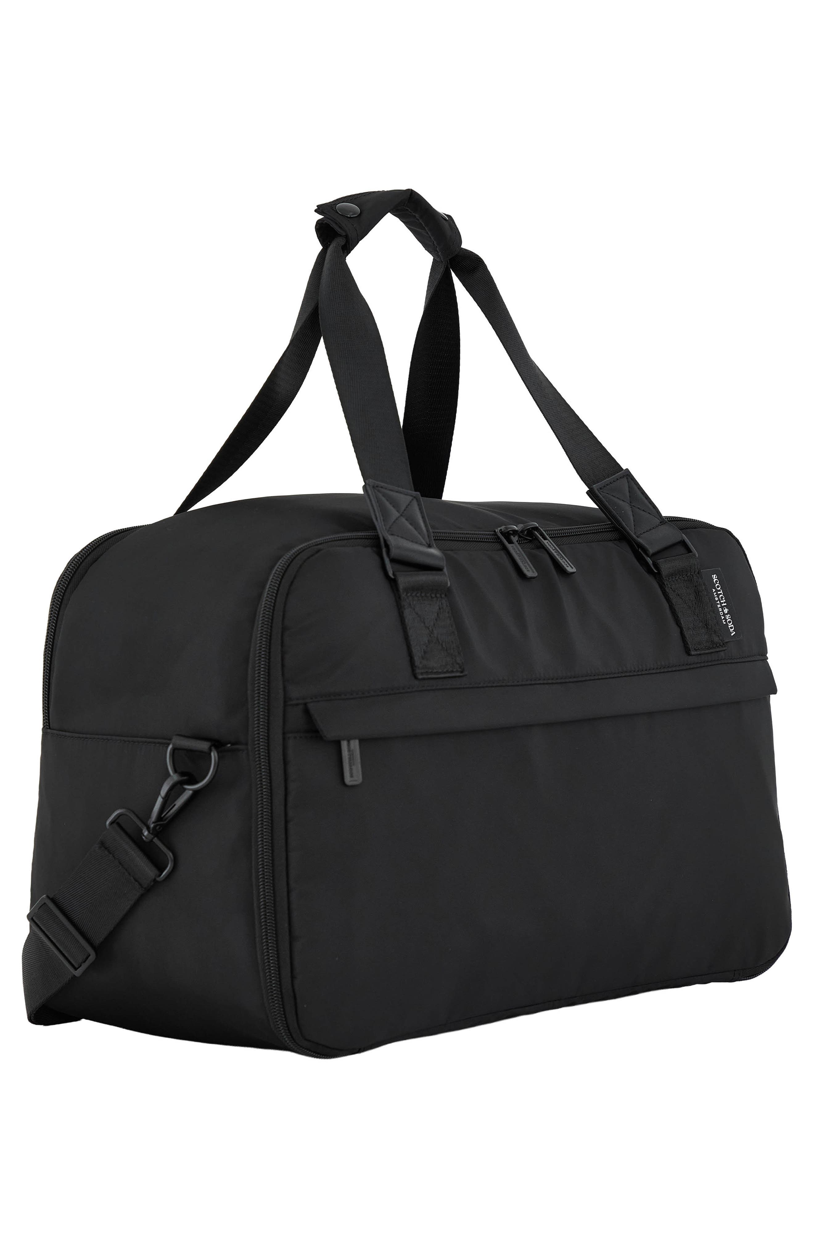 Scotch & Soda Eindhoven 18-Inch Weekender Bag, Alternate, color, Black