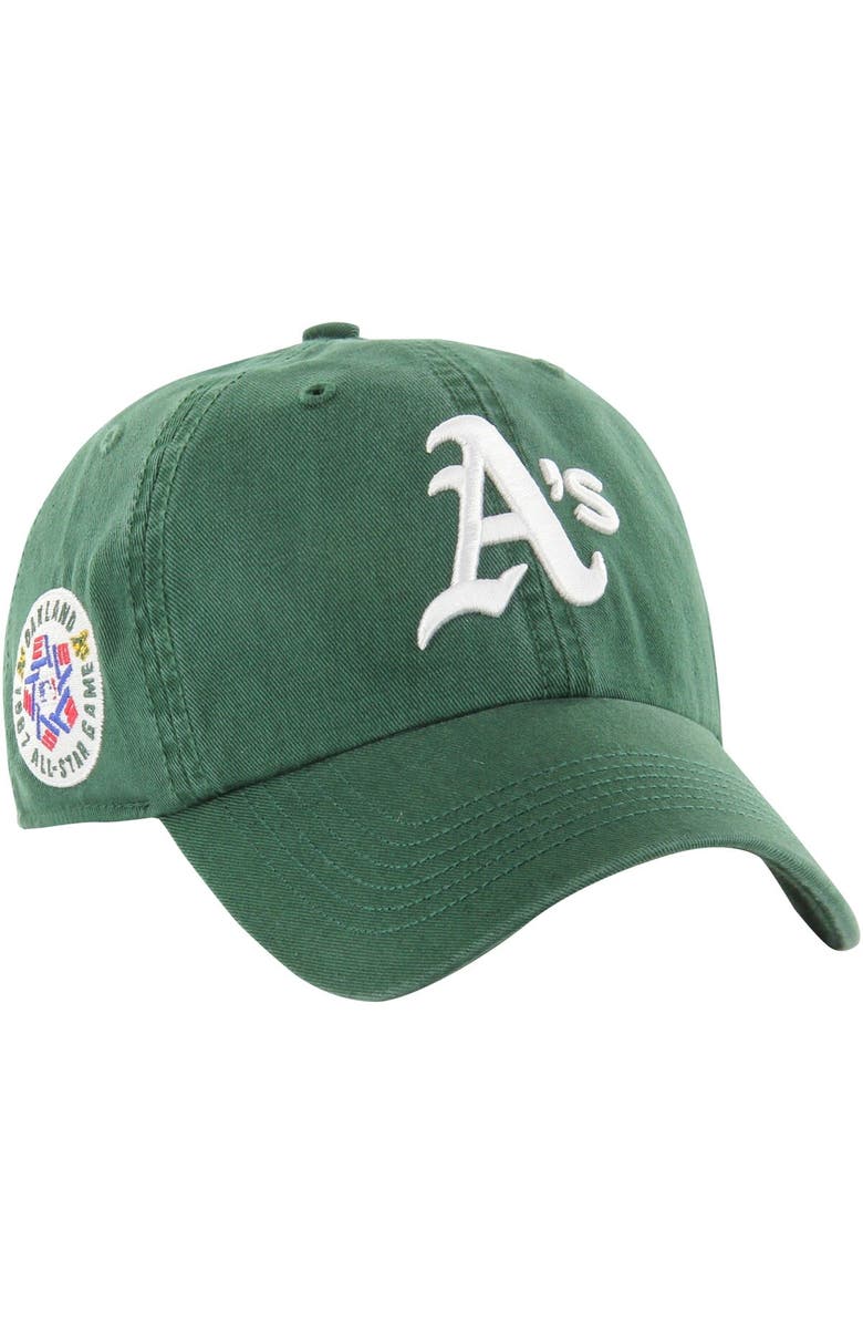 '47 Men's '47 Green Oakland Athletics Sure Shot Classic Franchise Fitted Hat, Alternate, color,