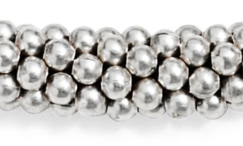 Child Of Wild Yara Beaded Necklace In Silver
