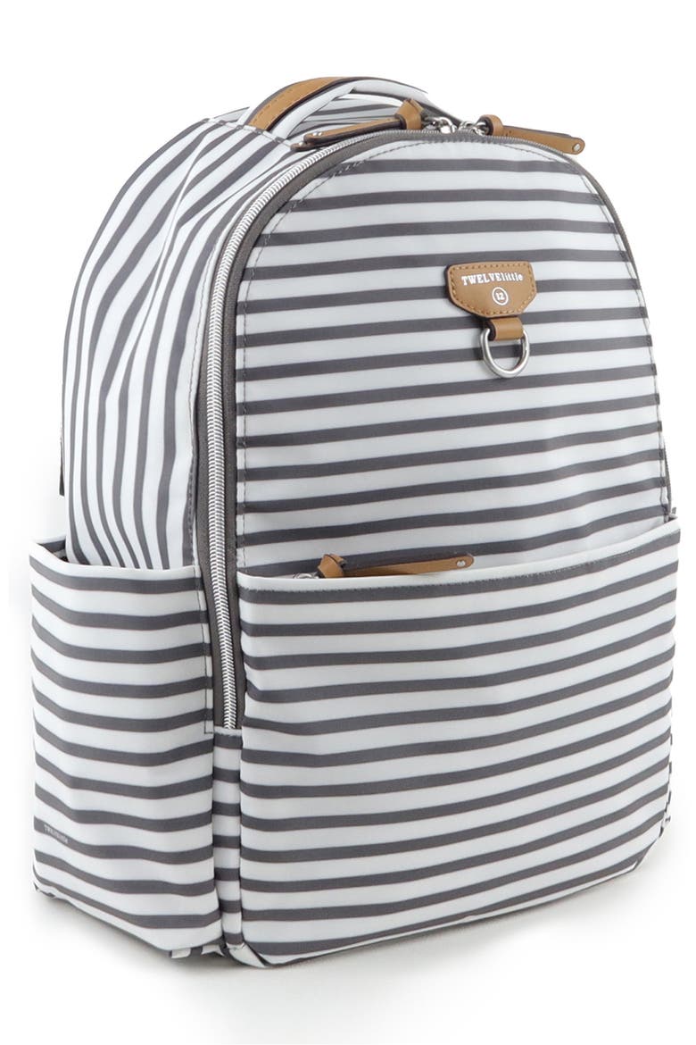 Mini-Go Water Resistant Diaper Backpack, Alternate, color, STRIPE