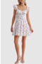 selected White Pink Floral