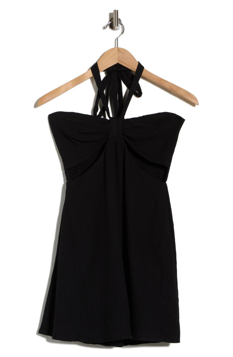 LBLC the label Priscilla Halter Dress, Alternate, color, Black