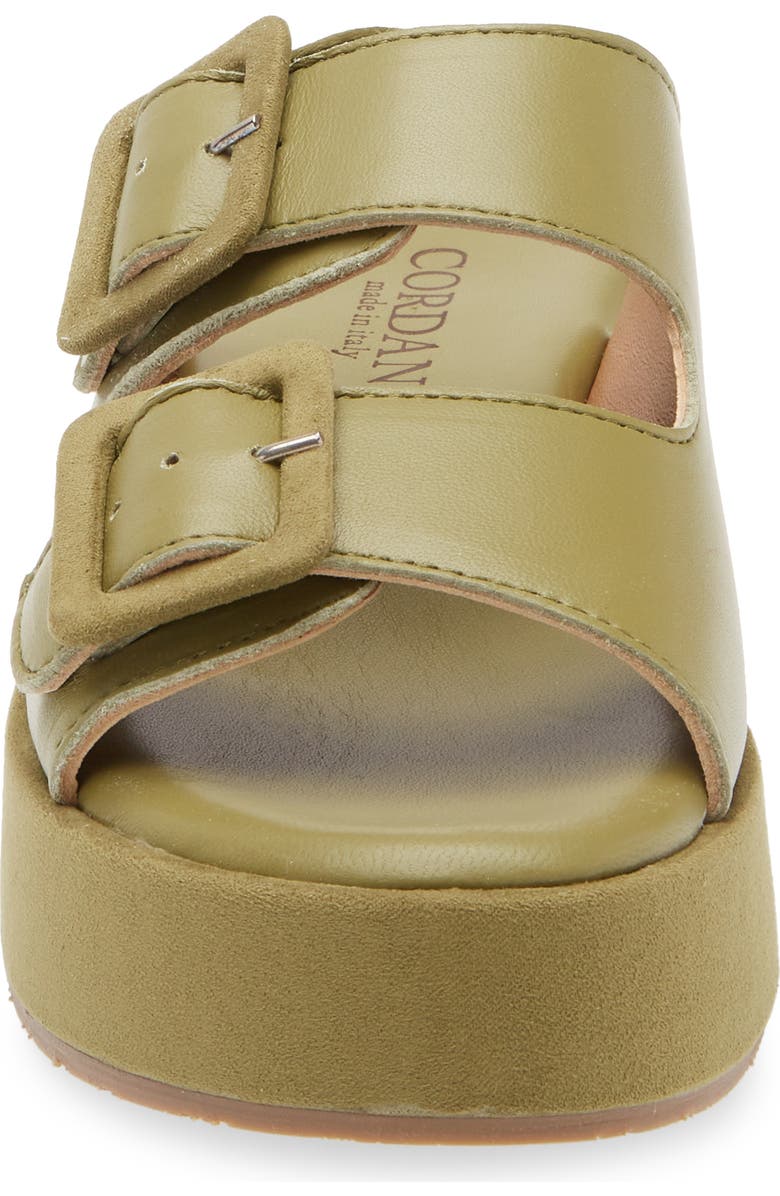 Cordani Karson Platform Slide Sandal, Alternate, color, Militare