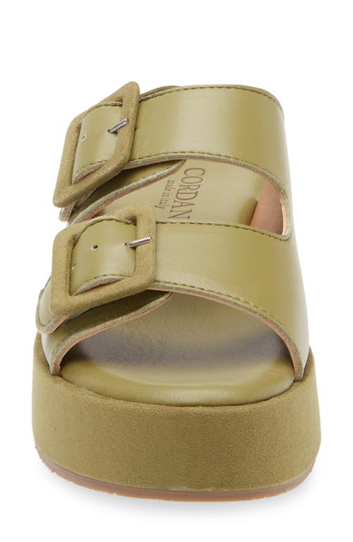 Cordani Karson Slide Sandals In Militare