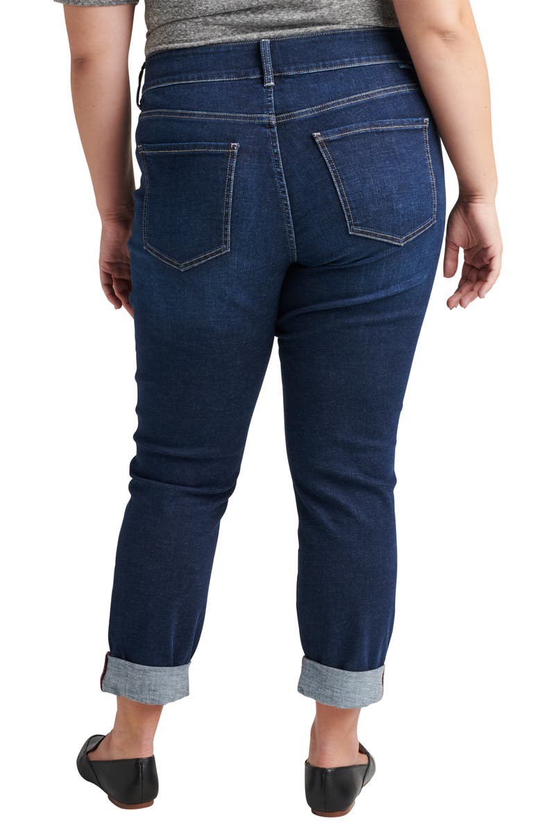 JAG Jeans Carter High Waist Crop Girlfriend Jeans, Alternate, color, Night Breeze