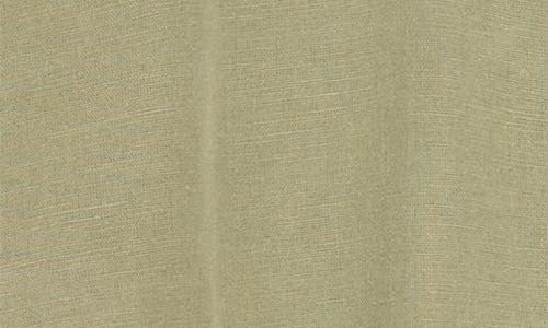 Lucky Brand Rolled Sleeve Button Front Closure Top In Green