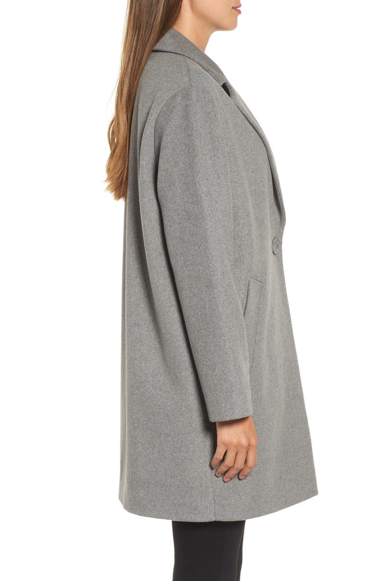 Wool Blend Coat, Alternate, color, LIGHT GREY