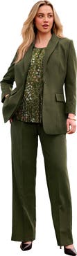 Roaman's Plus Size Bendover Blazer