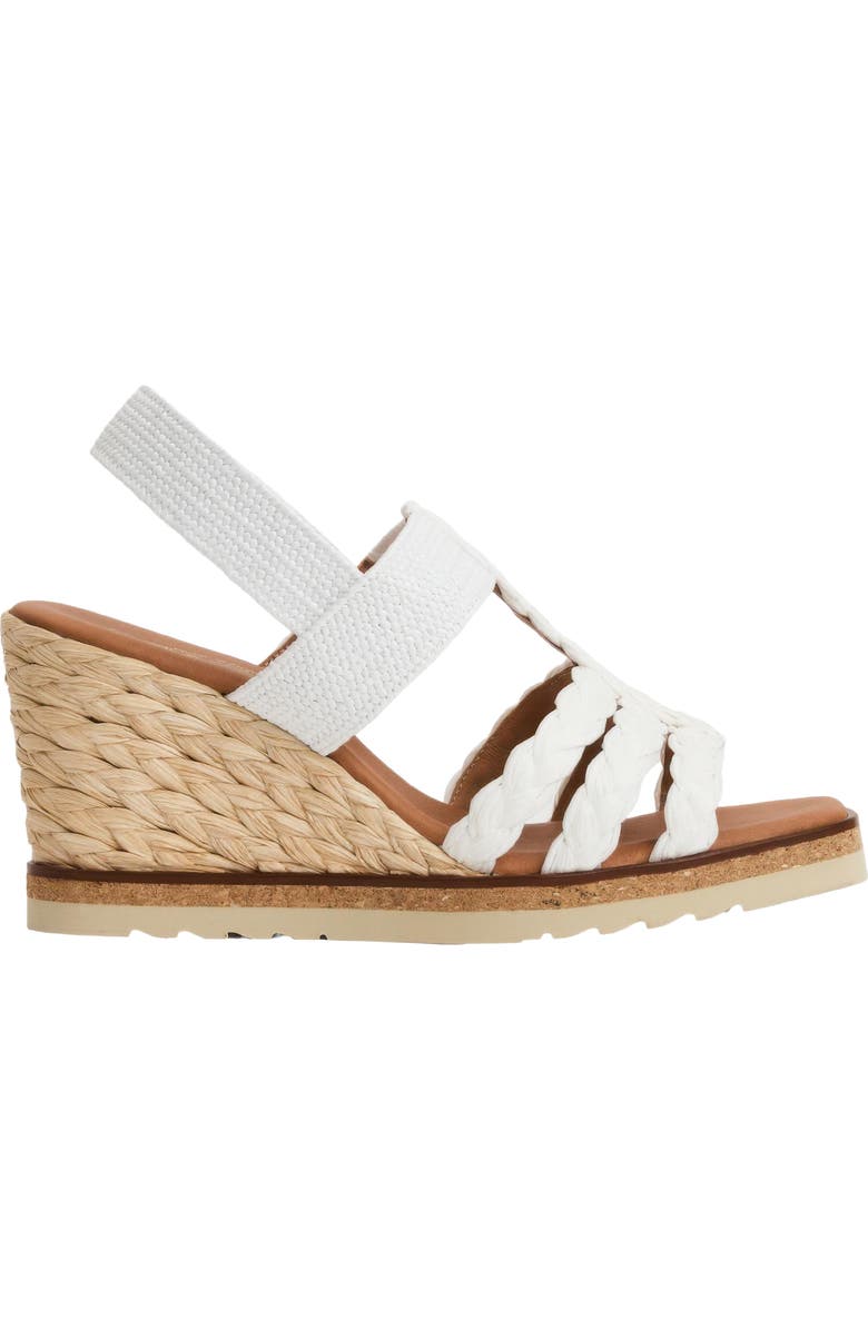 André Assous Maria Wedge Sandal, Alternate, color, White