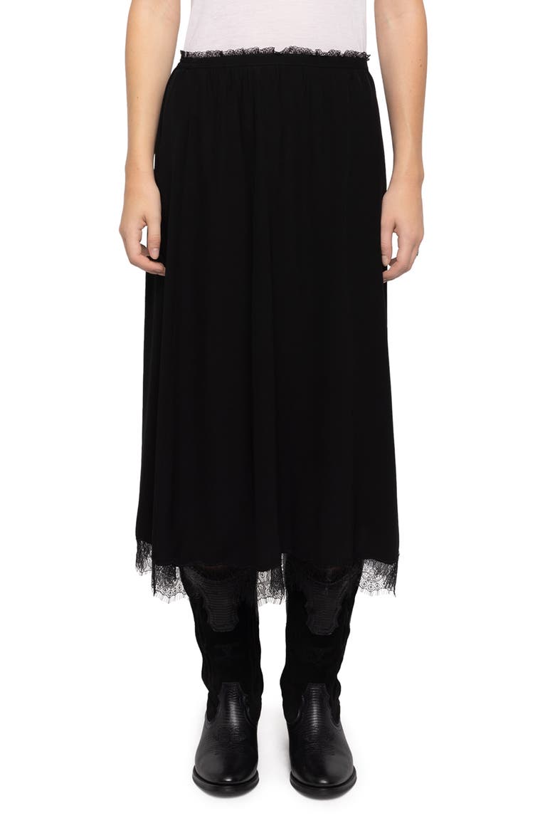 Jarvis Soft Skirt, Main, color, BLACK