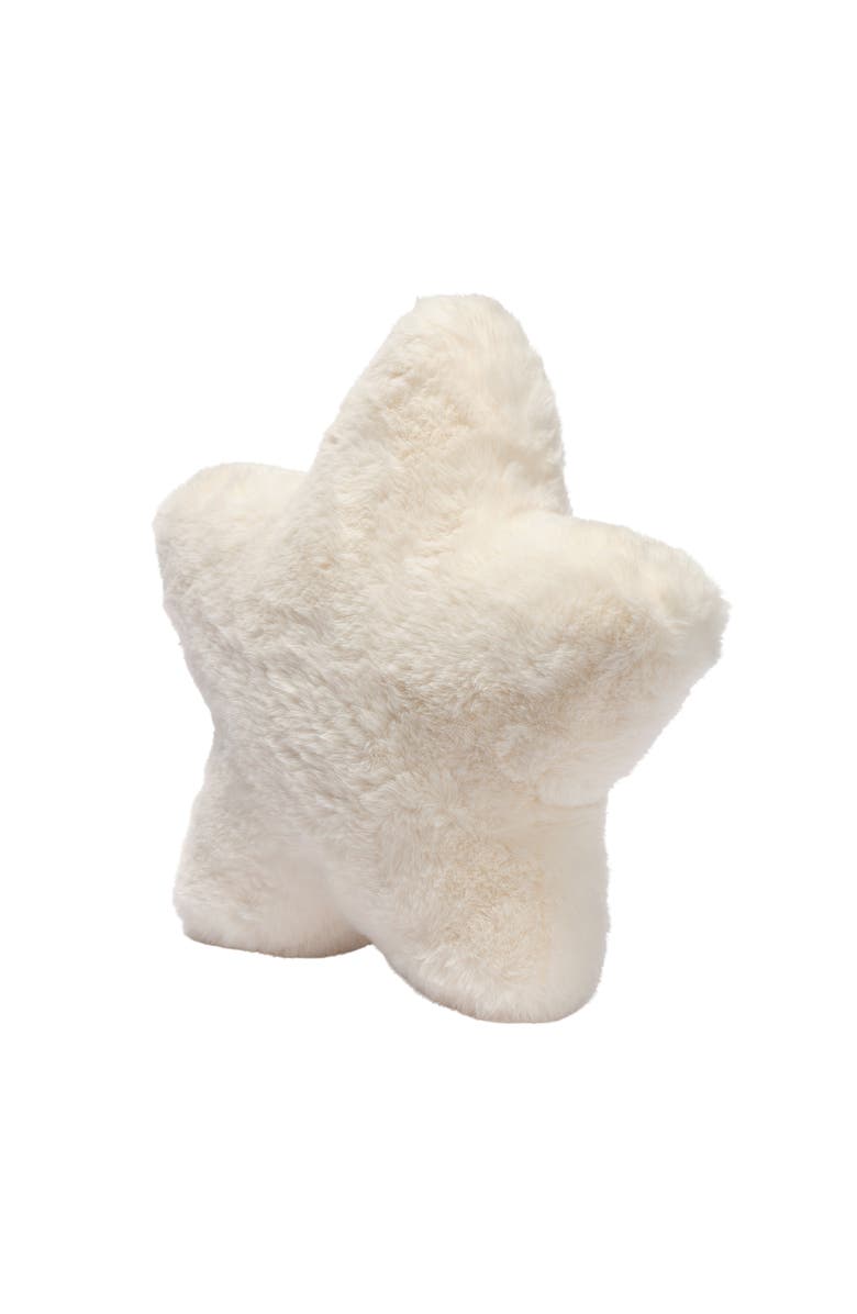 Lambs & Ivy Star Pillow Plush - Ultra Soft Creamy, Alternate, color, Cream