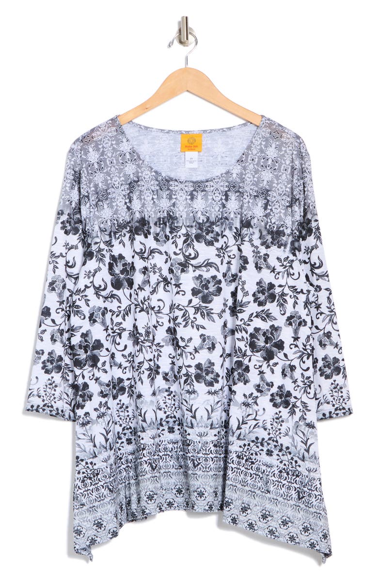 RUBY RD Long Sleeve Tunic Top, Alternate, color,