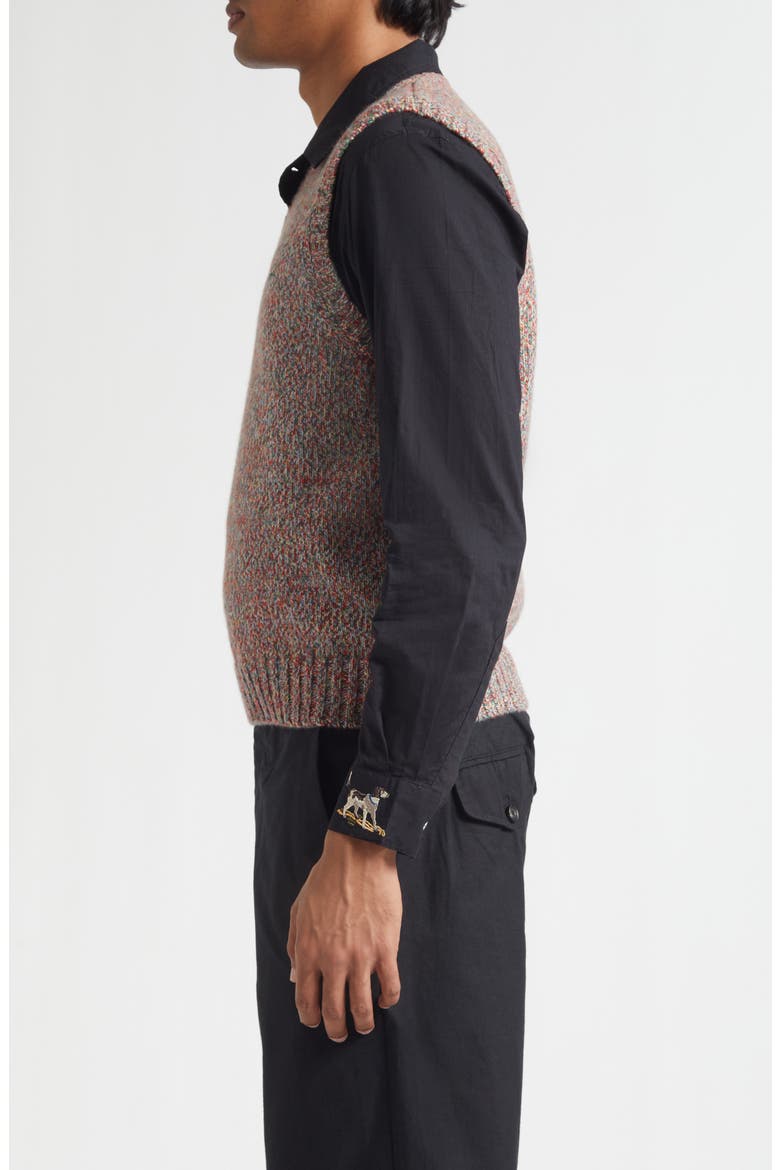 Falls Sweater Vest, Alternate, color, RED MULTI