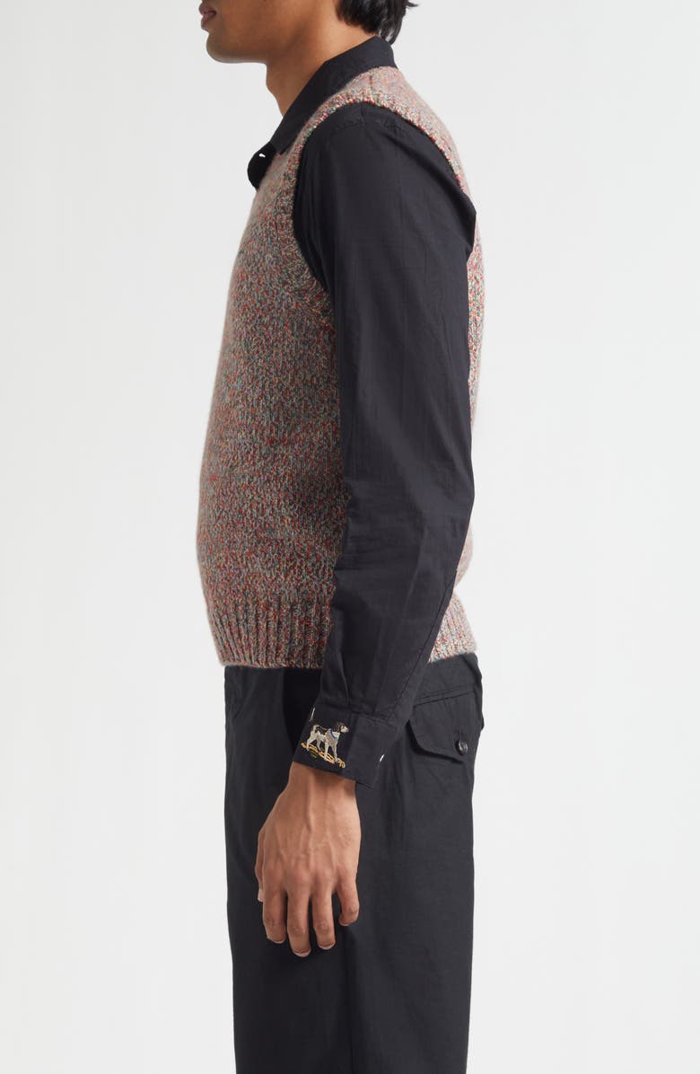 Bode Falls Sweater Vest, Alternate, color, Red Multi