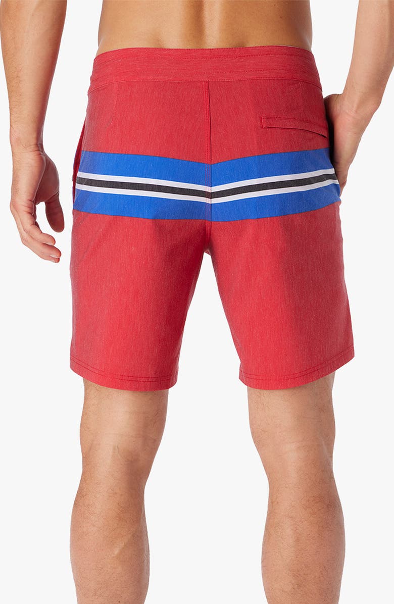 Fair Harbor Nautilus Swim Trunks, Alternate, color, Nautical Red Sailing Stripe
