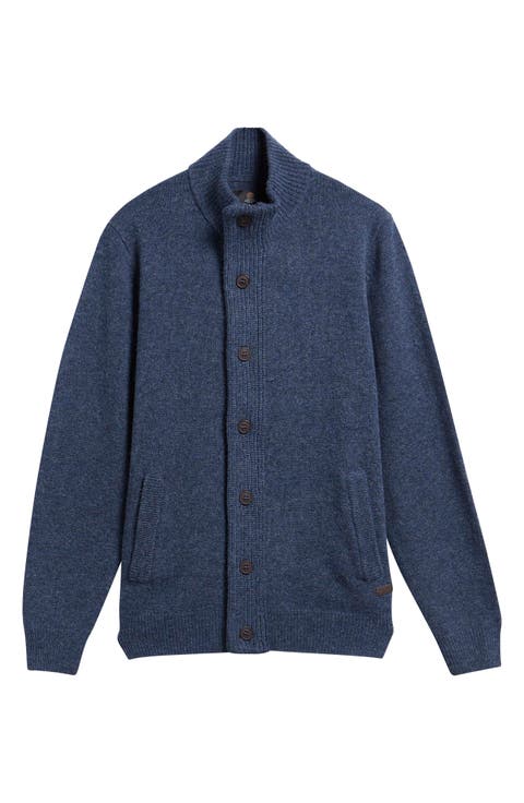 Elbow Patch Wool Cardigan