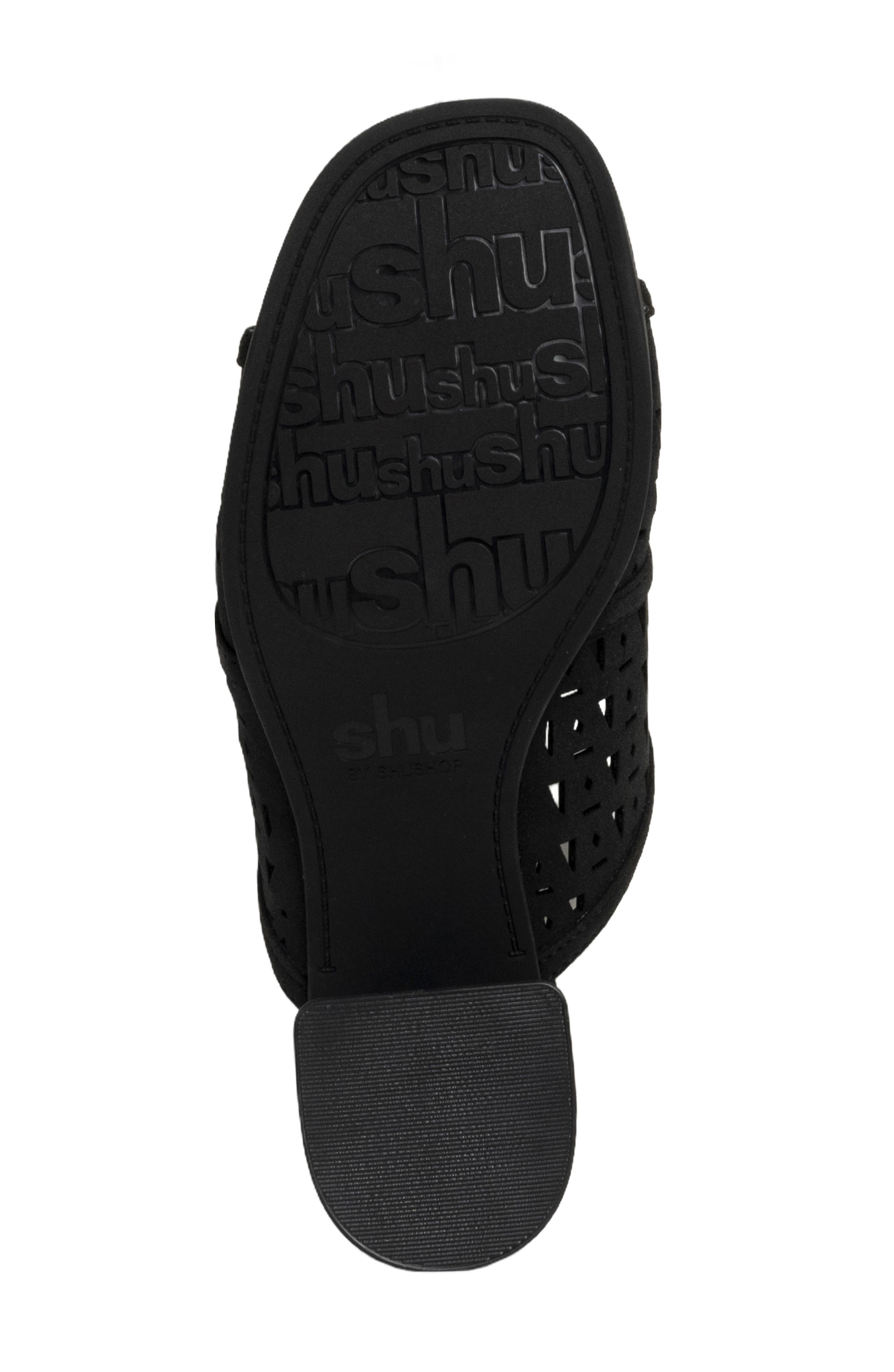 SHUSHOP Eliana Slide Sandal, Alternate, color, Black