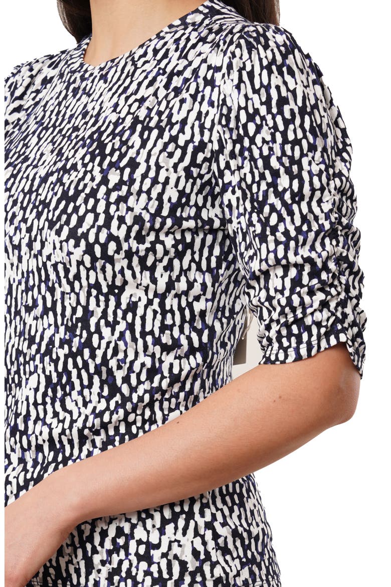 Puff Sleeve Top, Alternate, color, KALI PRINT NAVY