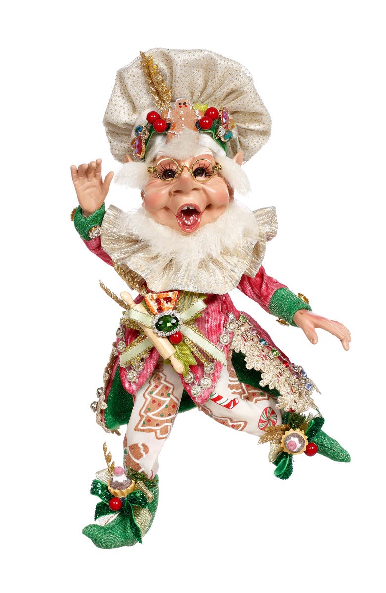 Mark Roberts Pastry Maker Elf, Small, Main, color, Pink