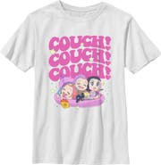 KPop Demon Hunters Boy's KPop Demon Hunters Cute Friendship Couch Time Graphic T-Shirt