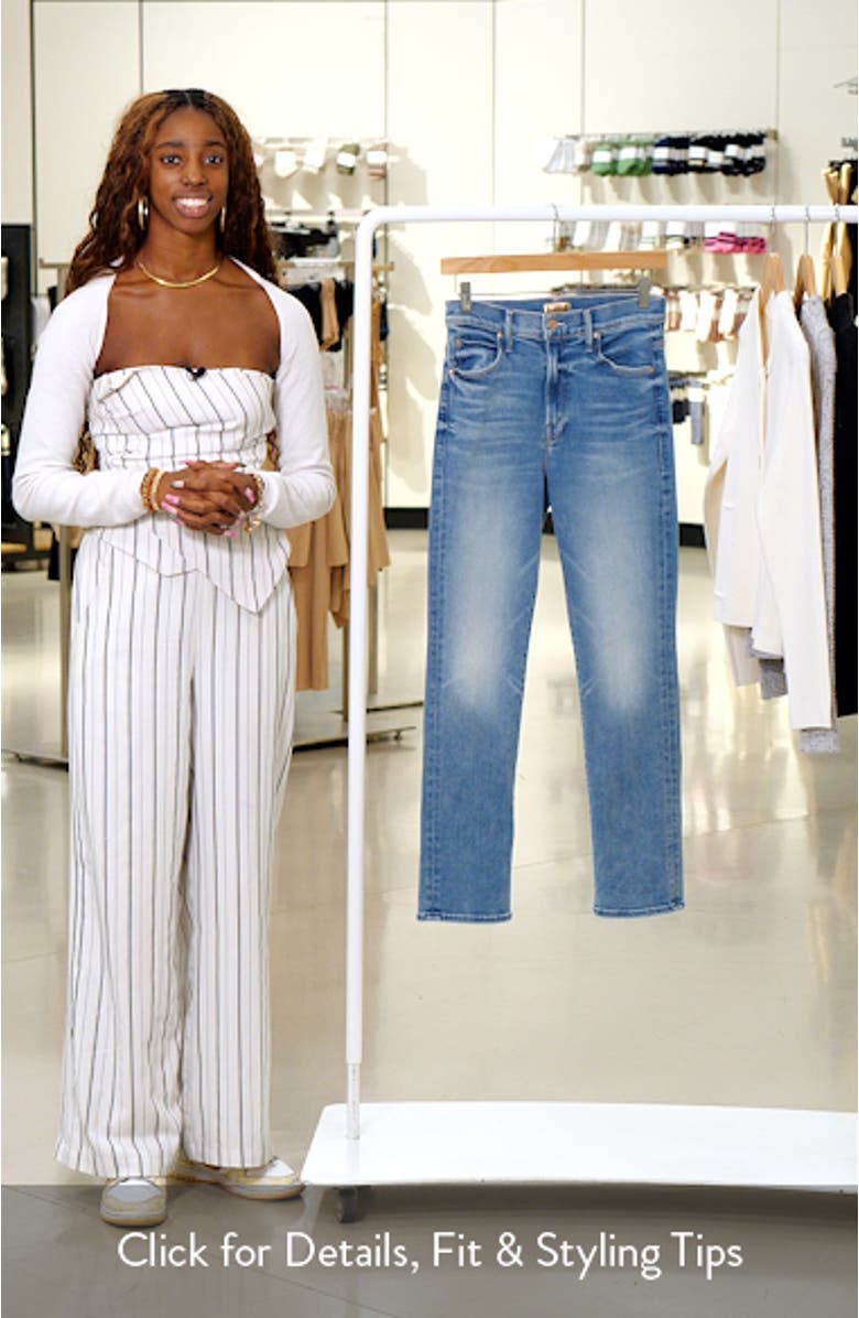 Rascal Flood High Waist Ankle Straight Leg Jeans, sales video thumbnail