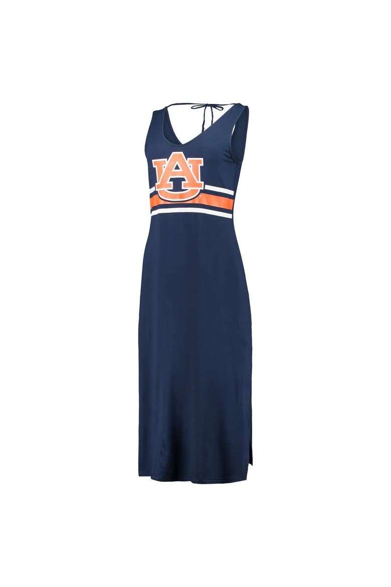 Women's G-III 4Her by Carl Banks Navy Auburn Tigers Opening Day V-Neck Maxi Dress, Alternate, color, Navy