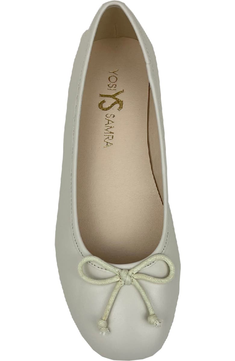 Yosi Samra Kids' Miss Sadie Ballet Flat, Alternate, color, Bone