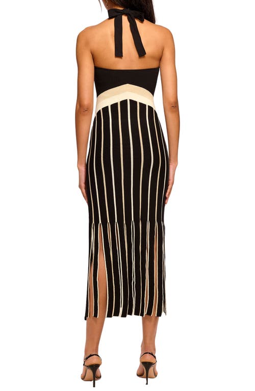 Ramy Brook Campbell Halter Midi Sweater Dress