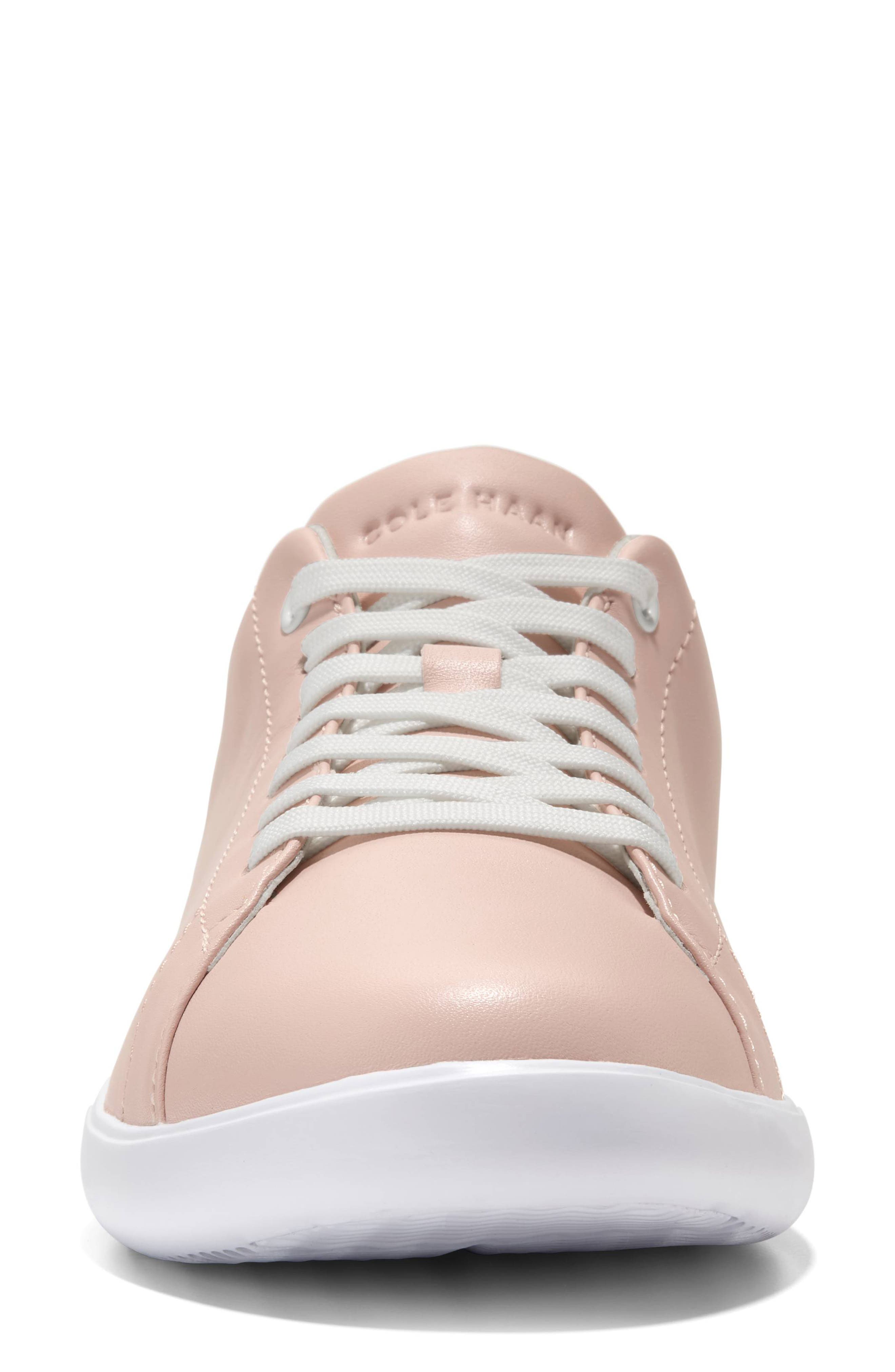 Cole Haan Grand Crosscourt Sneaker, Alternate, color, Cameo Rose/ White