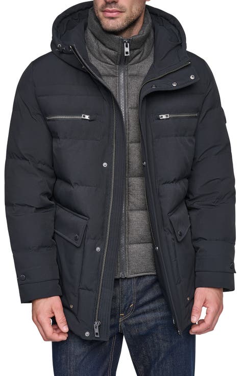 Mixed Parka with Bib
