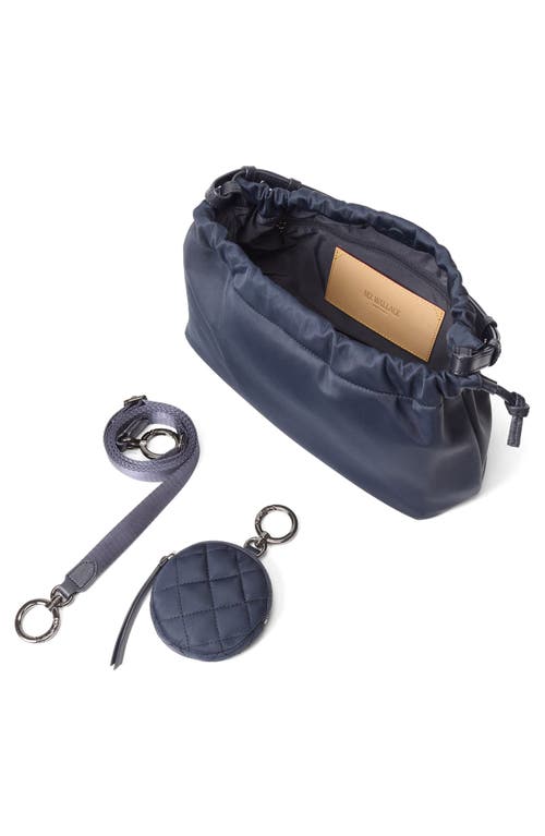 Mz Wallace Small Waverly Nylon Shoulder Bag In Sand