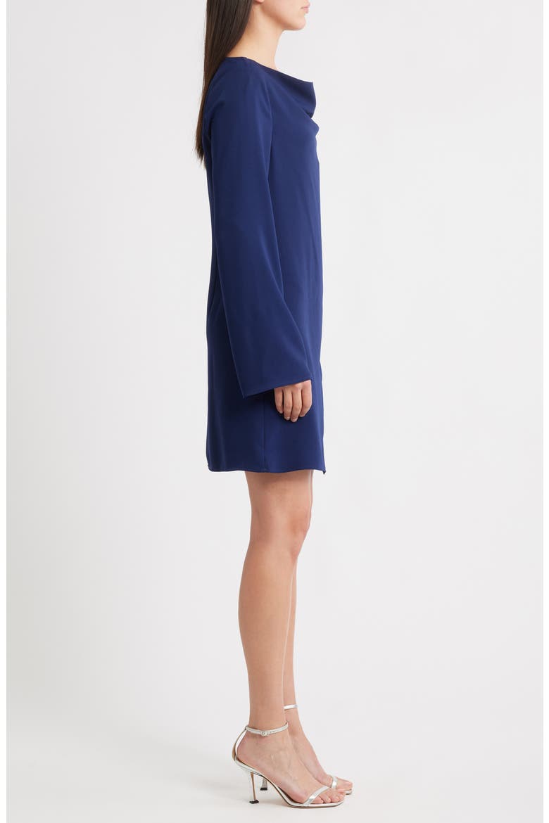 Long Sleeve Minidress, Alternate, color, NAVY