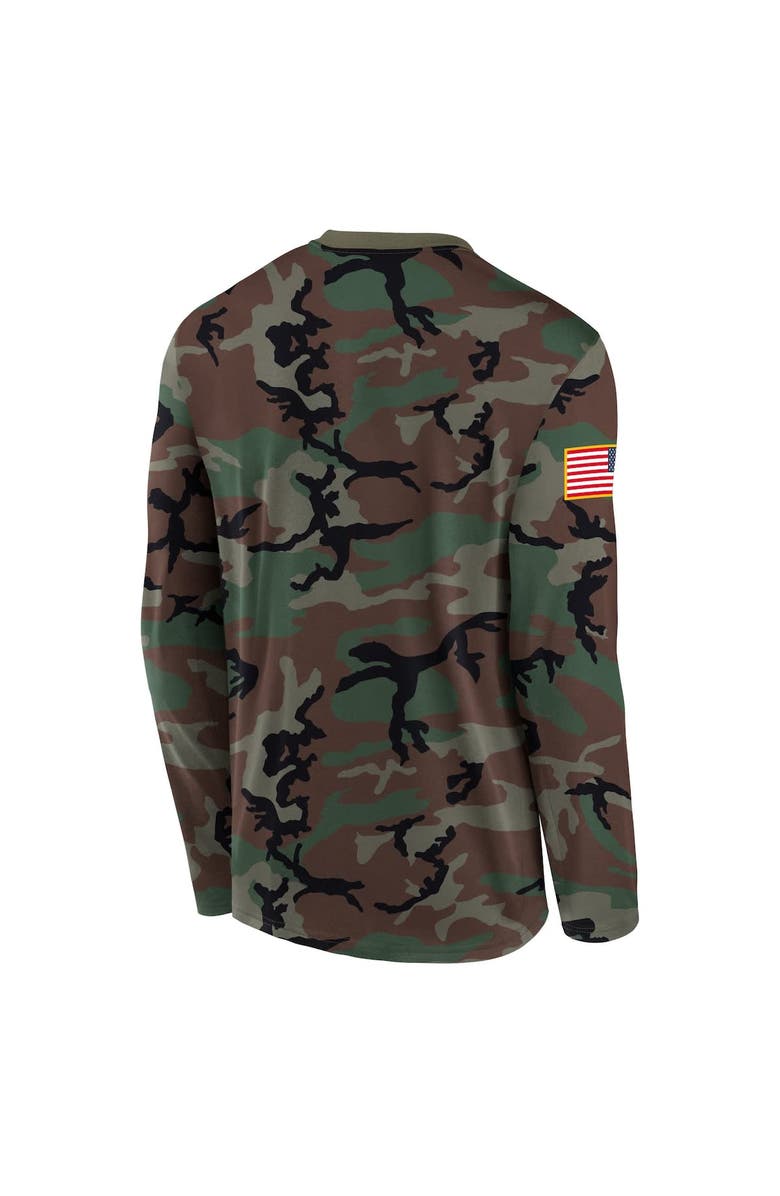 Nike Men's Nike Camo Ohio State Buckeyes 2025 Military Appreciation Legend Dri-FIT Long Sleeve T-Shirt, Alternate, color, Camo