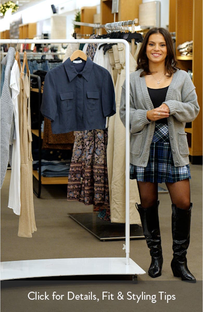 Crop Button-Up Shirt, sales video thumbnail