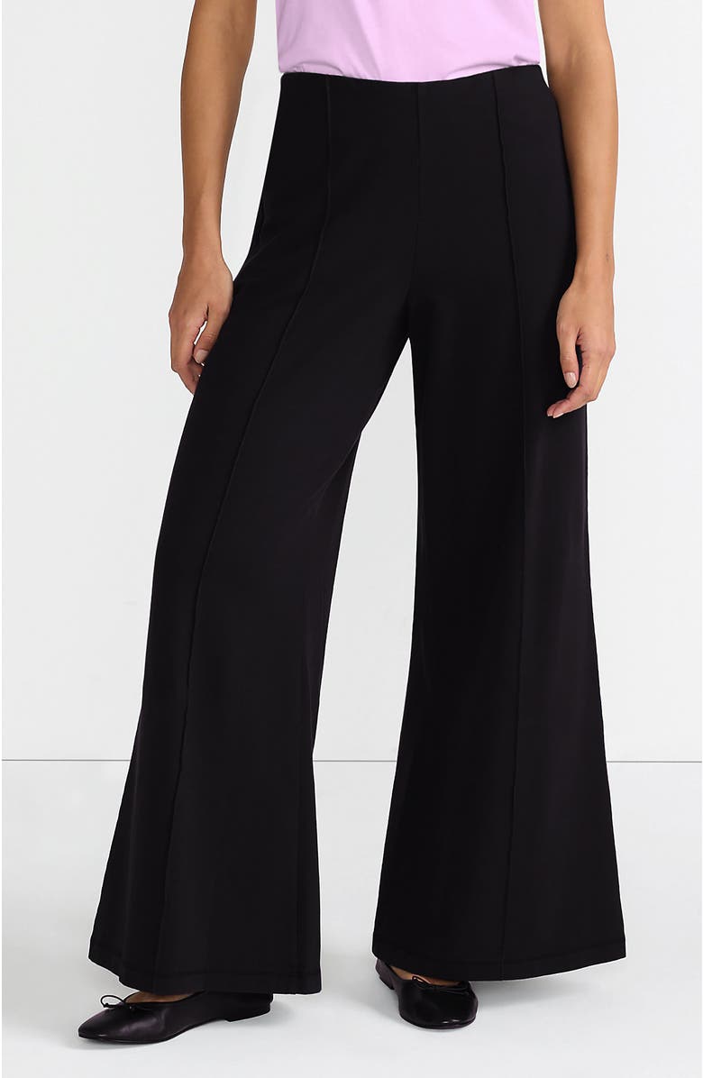Lands
 End Starfish High Rise Palazzo Pants, Main, color, Black