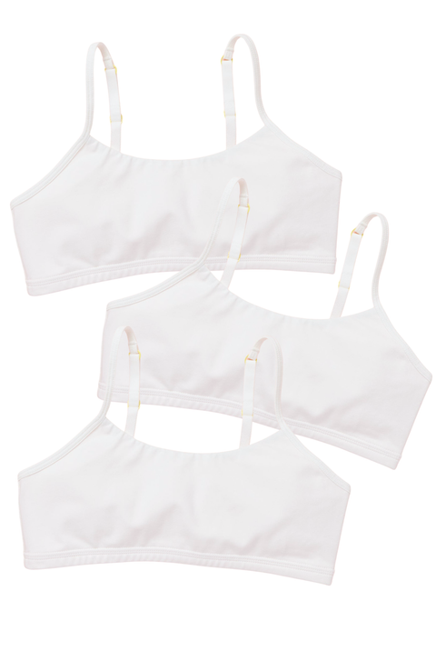 Ladybug Cotton Bra 3PK