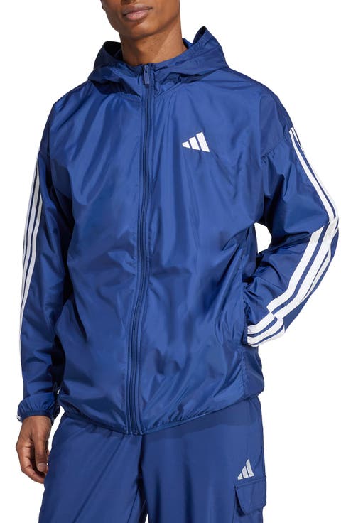 Essential 3-Stripes Hooded Windbreaker