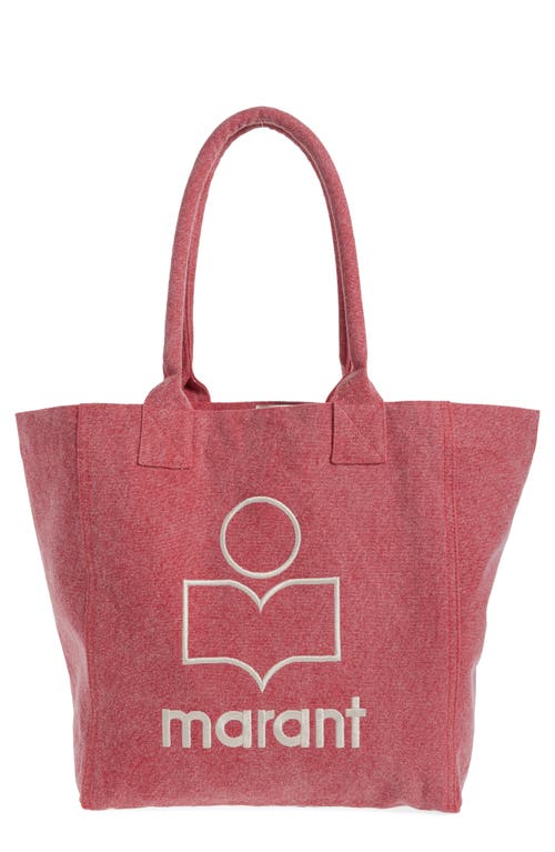 Isabel Marant Logo Shoulder Bag In Berry