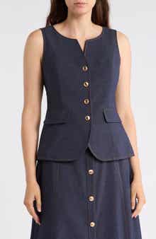 Gemma + Jane Contrast Stitch Vest