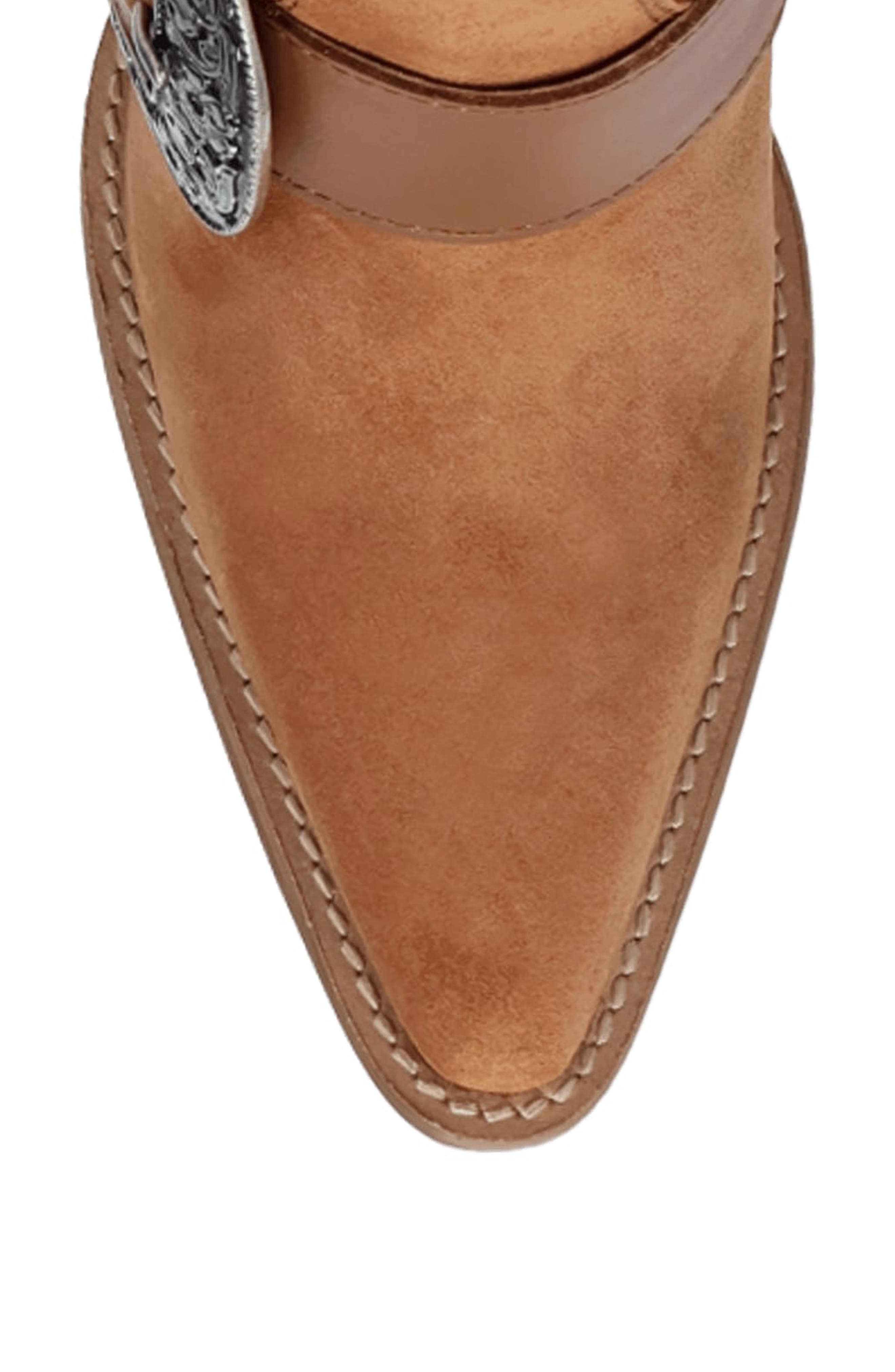 Yeehottie Over the Knee Western Boot, Alternate, color, CAMEL