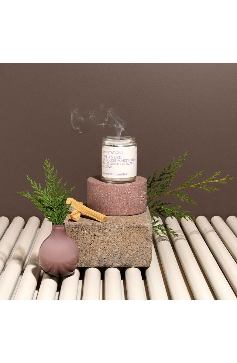 ANECDOTE CANDLES Meditation Candle, Alternate, color, Cream