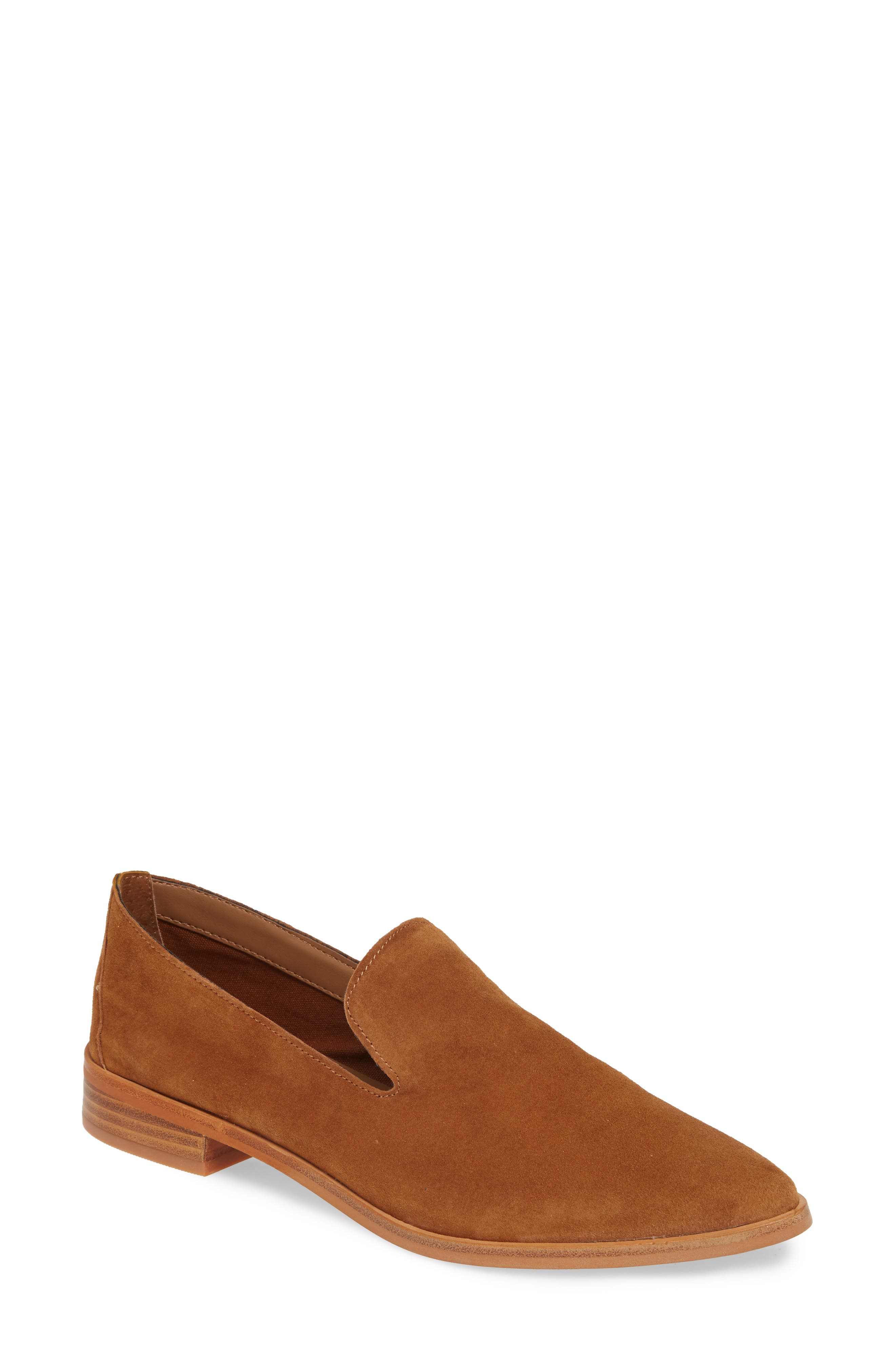 Kena Loafer, Main, color, CHESTNUT SUEDE