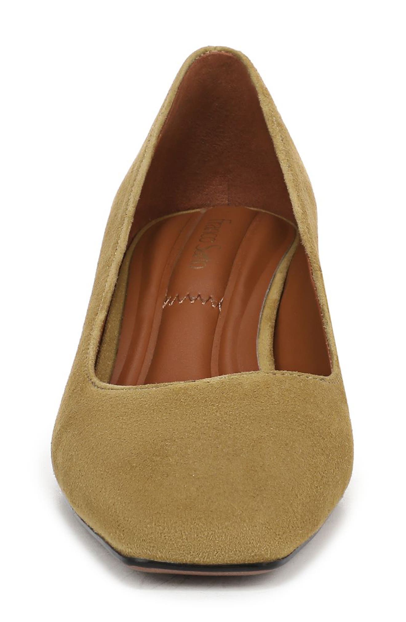 Franco Sarto Salino Square Toe Pump, Alternate, color, Mustard Brown