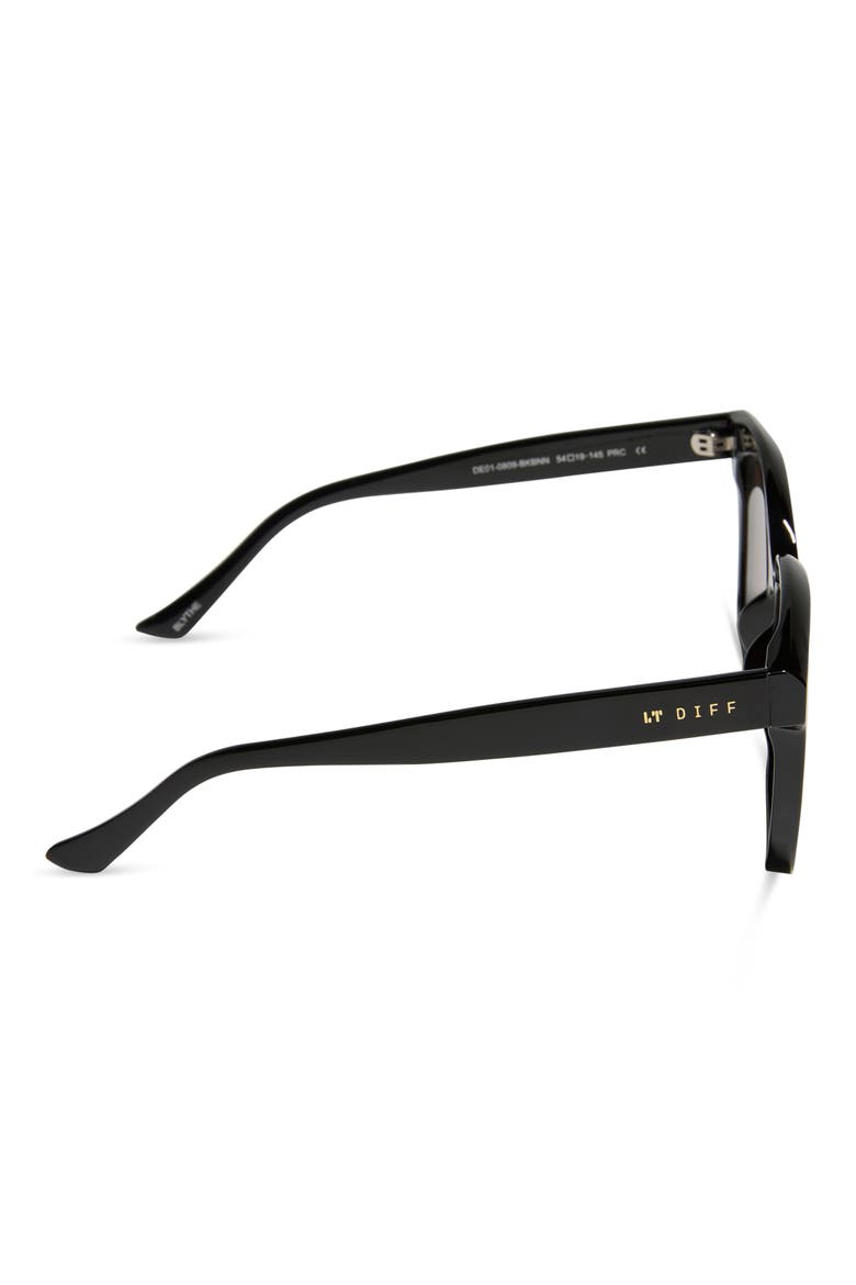 54mm Blythe Cat Eye Sunglasses, Alternate, color, BLACK BROWN