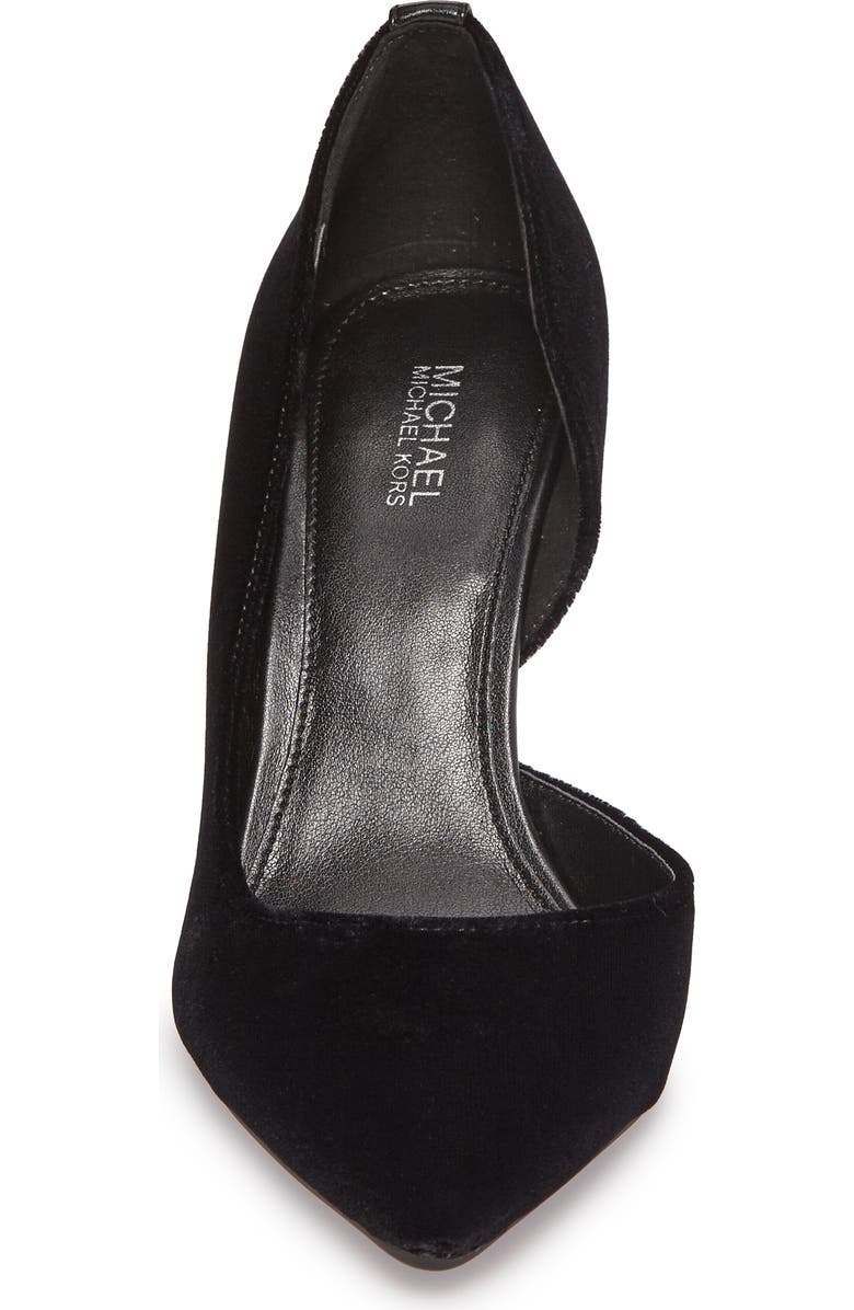 MICHAEL Michael Kors 'Nathalie Flex' Half D'Orsay Pump, Alternate, color,